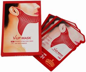 img 2 attached to Lamucha hydrogel lifting mask for the neck and chin V-Up Mask, 25 g, 3 pcs.