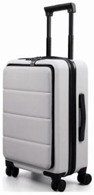 img 2 attached to NINETYGO Light Business Luggage 20" white