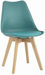 img 2 attached to STOOL GROUP Frankfurt chair set, plastic/artificial leather, 2 pcs, grey-green