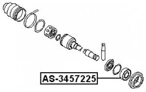 img 1 attached to Axle bearing FEBEST AS-3457225