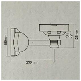 img 1 attached to Bracket for Electriclight projector KB-01-18 black