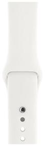 img 1 attached to ⌚ Silver/White Apple Watch Series 3 38mm Smart Watch with Aluminium Case