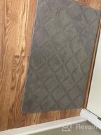 img 1 attached to Stay Clean And Stylish With Our Absorbent Indoor Doormat Front Door Rug - 20"X32", Non Slip And Washable Entrance Rug In Chocolate Color review by Carlito Tardy