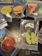 img 1 attached to Assorted Trendy Fruit Dangle Earrings and Necklace Set - Creative Options for Women review by Ickey Case