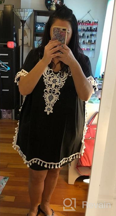 img 1 attached to 👙 Yincro Womens Chiffon Swimsuit Cover Up: Elegant Beach Coverups for Stylish Swimwear" review by Chad Dahl