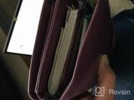img 1 attached to Stay Organized And Secure With Women'S Large Leather Wristlet Wallet With RFID Protection And Phone Holder review by Jayson Sharma