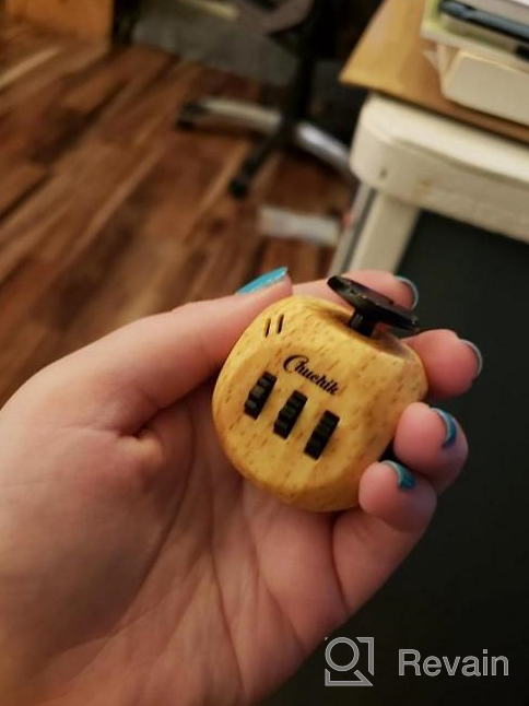 img 1 attached to White-Blue Fidget Cube - Prime Desk Toy For Kids & Adults To Reduce Anxiety And Stress Relief review by Brandon Reynolds