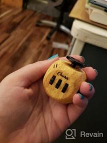 img 6 attached to Бело-голубой куб Fidget Cube - лучшая настольная игрушка для детей и взрослых для уменьшения беспокойства и снятия стресса