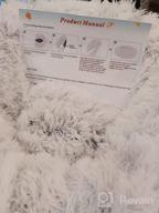 img 1 attached to Grey Anti-Anxiety Donut Dog Bed For Small Medium Dogs - Calming Pet Cuddler Bed With Soft Plush Faux Fur, Machine Washable And Anti-Slip Bottom By JOEJOY review by Pablo Rudon