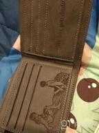 img 1 attached to Personalized Men'S Wallets - Perfect Gift For Fathers, Husbands & Sons! review by Joshua Flame