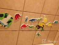 img 1 attached to Let Your Child'S Imagination Soar With Edushape'S Dinosaur Magic Creations Foam Sticker Bath Play Set - Create Endless Scenes With Wet And Stick Foam Pieces! review by Saradhi Suter