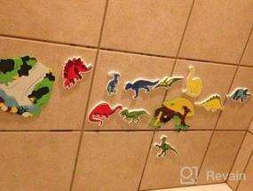 img 6 attached to Let Your Child'S Imagination Soar With Edushape'S Dinosaur Magic Creations Foam Sticker Bath Play Set - Create Endless Scenes With Wet And Stick Foam Pieces!