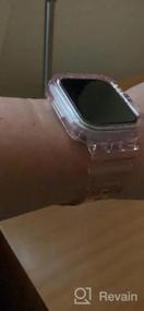 img 6 attached to Goton для Apple Watch Ultra Band 49 мм, Apple Watch Ultra 49 мм с защитным чехлом-бампером, кристально чистый мягкий спортивный ремешок для браслета Аксессуары для IWatch Ultra 49 мм