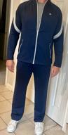 img 1 attached to 🏃 MoFiz Men's Tracksuit - 2 Piece Full Zip Jacket and Long Sleeve Pant Set for Athletic Sports, Casual Running, Gym Workout - Sweatsuit Outfits review by Jason Maciel