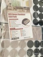 img 1 attached to Protect Your Floors With 321 Self-Adhesive Felt Furniture Pads - Cuttable, Anti-Scratch, And Easy To Apply! review by Yung Cypher