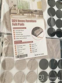 img 8 attached to Protect Your Floors With 321 Self-Adhesive Felt Furniture Pads - Cuttable, Anti-Scratch, And Easy To Apply!