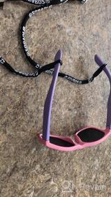 img 7 attached to Солнцезащитные очки RIVBOS с поляризацией для детей с УФ-защитой, гибкой резиновой оправой, ремешком и покрытием для мальчиков и девочек - RBK004
