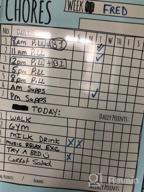 img 1 attached to Jennakate - Mint Magnetic Dry Erase Refrigerator Calendar - Monthly Refrigerator Planner - Schedule Board Calendar- Family Command Center -18" X 14 review by Kimberly Johnson