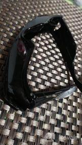 img 2 attached to Futuristic Alien-Inspired Party Sunglasses - GrinderPUNCH Cyclops Shield Mono Lens Mirror
