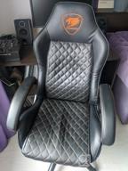 img 1 attached to Gaming chair COUGAR Fusion, upholstery: imitation leather, color: black/orange review by Agata Siejwa ᠌