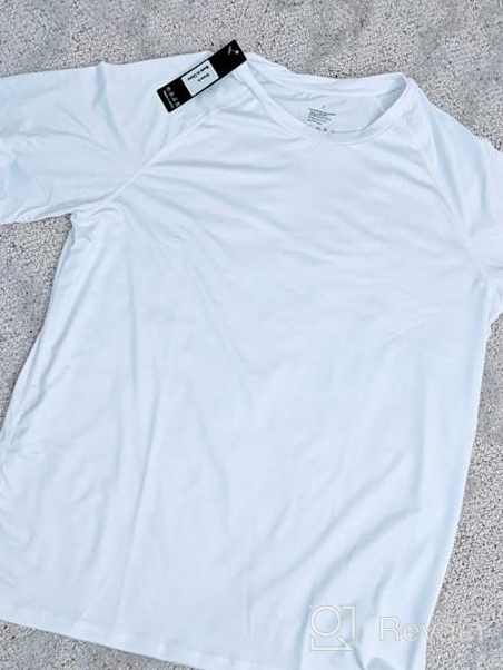 img 1 attached to Janmid Men'S Quick Dry Short Sleeve T-Shirt Sun Protection Running Workout Shirts review by James Roper