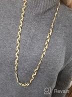 img 1 attached to 💎 RICHERA Handcrafted Braiding Necklace: Exquisite Pursuit of Girls' Jewelry review by Shonda Bailey