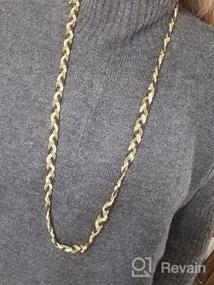 img 4 attached to 💎 RICHERA Handcrafted Braiding Necklace: Exquisite Pursuit of Girls' Jewelry