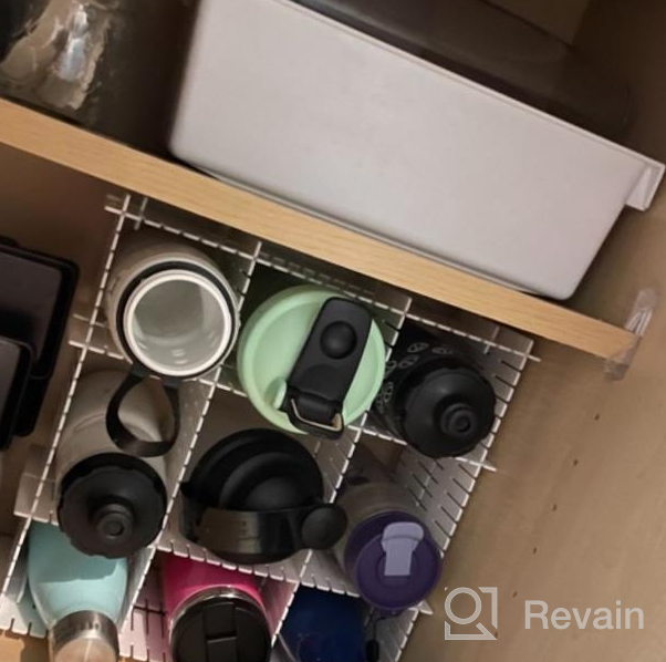 img 1 attached to 40-Piece Adjustable Drawer Dividers: FLYTIANMY Organizer For Socks, Underwear, Makeup And More - Organize Your Home With Ease! review by Lori Williams