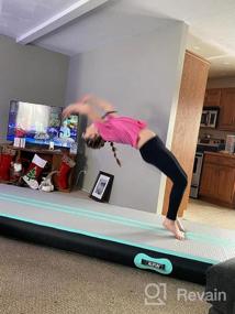 img 7 attached to Get Your Flip On With ALIFUN Inflatable Gymnastics Tumbling Track Air Mat – Available In Multiple Sizes And Thicknesses With Electric Air Pump Included!