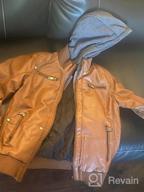 img 1 attached to 🧥 Stylish Bomber Jackets & Coats for Boys: Wantdo's Removable Leather Flight Clothing review by Paul Ruberto