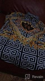 img 5 attached to Short Sleeve Dress Shirt For Men With High-End Print By PIZOFF