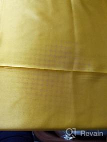 img 7 attached to Темно-фиолетовый атласный шарф с квадратным вырезом для женщин - Шелковистая накидка для волос, Шелковый платок из ленты, Идеально подходит для клубной вечеринки и аксессуара для сумочки - Размер 23