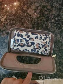 img 6 attached to Stay Organized On-The-Go With Itzy Ritzy Travel Wipes Case - Holds Up To 64 Wipes And Includes Removable Clips For Car Visor Or Seat Back In Vanilla Latte