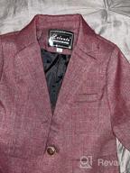 img 1 attached to Timeless Style for Boys: Plaid Blazer Casual Classic Outfits review by Nathan Jankowski