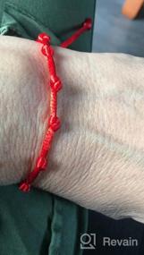 img 5 attached to 🔮 Mystic Jewels by Dalia: Red String Kabbalah Bracelet for Powerful 7 Knots Protection and Warding off Evil Eye