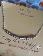 img 1 attached to EFYTAL 15th Birthday Gifts for Her: Sterling Silver Necklace with 15 Beads - Perfect Quinceanera Gift for 15 Year Old Girls review by Wendy Key