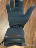 img 1 attached to Heated Glove Liners For Men Women, Rechargeable Electric Battery Heating Gloves Liners, Touchscreen Anti-Skip Heated Mitten Liners Hand Warmer For Skiing Hiking And Arthritis Hands By Dr.Warm review by Fernando Ramani
