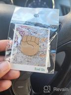 img 1 attached to Make A Bold Statement with Real Sic Raised Fist Enamel Pin: Black Lives Matter, Resist Protest, BLM Pin Ideal for Jackets, Backpacks, Bags, Hats & Tops review by Tammy Kaiser