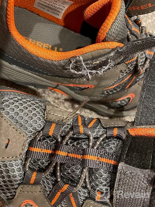 img 1 attached to 👟 Merrell Chaser Sneaker: Gunsmoke Orange Boys' Shoes - Stylish and Durable Footwear for Active Boys review by Lakshmi Pennington