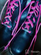 img 1 attached to Stay Visible And Safe With DELELE Reflective Shoe Laces: 2 Pairs Of 4/25" Thick Round Highlight Ropes review by Lisa Starcher