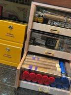 img 1 attached to Cigar Aficionados Rejoice: Woodronic'S Digital Humidor Cabinet For 100-150 Cigars, Spanish Cedar Lining, And 2 Crystal Gel Humidifiers In A Glossy Ebony Finish - Perfect Gift For Fathers! review by Matthew Richards
