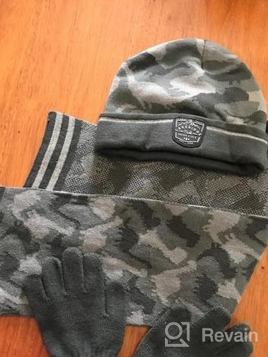 img 1 attached to 🧣 Warm and Stylish Accsa Girls Winter Gloves Beanie Set for Perfect Winter Accessorizing review by Erica Welch