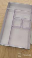 img 1 attached to Clear BPA-Free Plastic Kitchen Utensil And Silverware Organizer Trays Set Of 6 By IDesign For Drawer Storage review by Arun Siddiqui