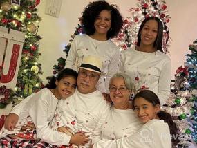 img 7 attached to Long-Sleeved Matching Christmas Pajama Sets For Family Holidays - Adult Sleepwear