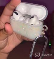 img 1 attached to Cute Daisy Hamile AirPods Pro Case: Protective, Shockproof And Compatible With 2019 Models; Complete With LED Visible Keychain review by Carl Henderson