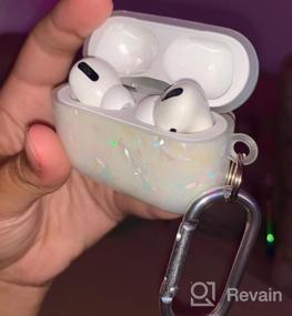 img 6 attached to Cute Daisy Hamile AirPods Pro Case: Protective, Shockproof And Compatible With 2019 Models; Complete With LED Visible Keychain