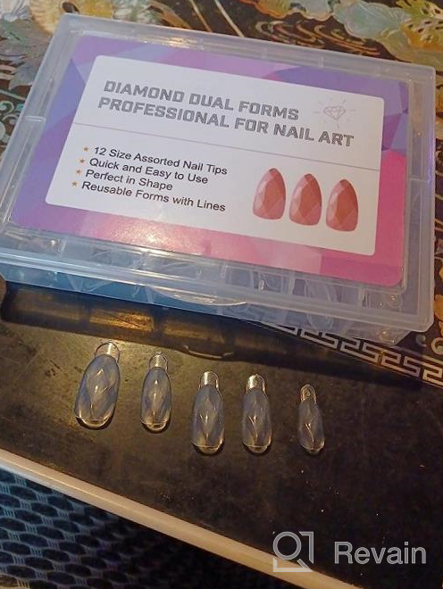 img 1 attached to Get Flawless Nails With NMKL38 Clear Dual Forms Acrylic Nail System - 120 Full Cover False Nail Tips With Scale And 12 Size Manicure Pedicure Tools For Polygel Nail Tips! review by Michael Rasberry
