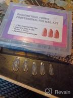 img 1 attached to Get Flawless Nails With NMKL38 Clear Dual Forms Acrylic Nail System - 120 Full Cover False Nail Tips With Scale And 12 Size Manicure Pedicure Tools For Polygel Nail Tips! review by Michael Rasberry