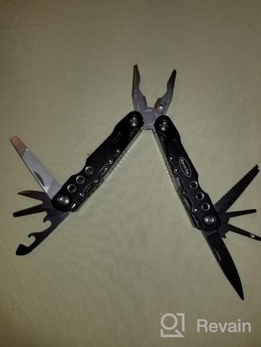 img 1 attached to RoverTac 14-In-1 Multitool Pliers With Safety Lock: Perfect For Camping, Survival, And Simple Repairs review by Kevin Greer