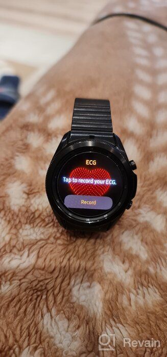 img 1 attached to SAMSUNG Galaxy Watch 3 - 45mm Smart Watch with Advanced Health Monitoring 🕰️ & Fitness Tracking, GPS, Bluetooth & Long-Lasting Battery - Mystic Black (Unlocked LTE, US Version) review by Amit Amit ᠌